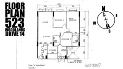 Blk 523 Fragrant Woods (Woodlands), HDB 4 Rooms #493002291